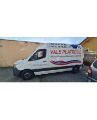 Lettrage adhésif personnalisé opaque brillant polymère permanent