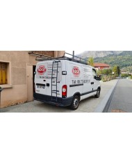 Lettrage adhésif personnalisé opaque brillant polymère permanent