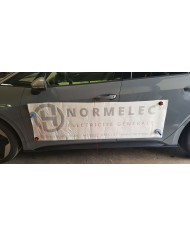 Lettrage adhésif personnalisé opaque brillant polymère permanent