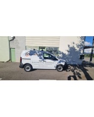 Lettrage adhésif personnalisé opaque brillant polymère permanent