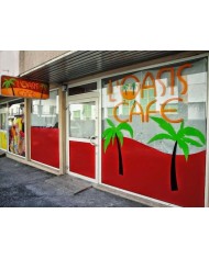 Lettrage adhésif personnalisé opaque brillant polymère permanent