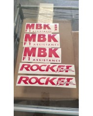 Lettrage adhésif personnalisé opaque brillant polymère permanent