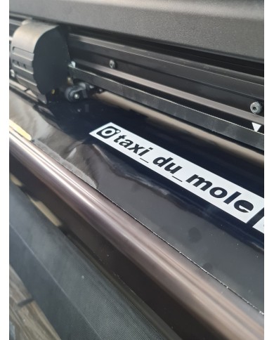 Lettrage adhésif personnalisé opaque brillant polymère permanent