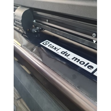 Lettrage adhésif personnalisé opaque brillant polymère permanent