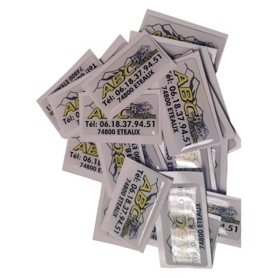 Stickers Doming Bossing Dôme Résine Personnalisé